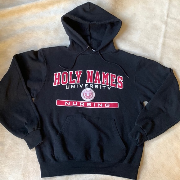 HOLY NAMES UNIVERSITY Nursing Sweatshirt HOODIE - Picture 1 of 5